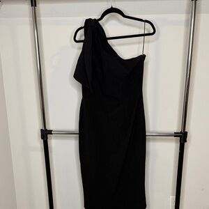Dress the Population Chic Black One-Shoulder Dress